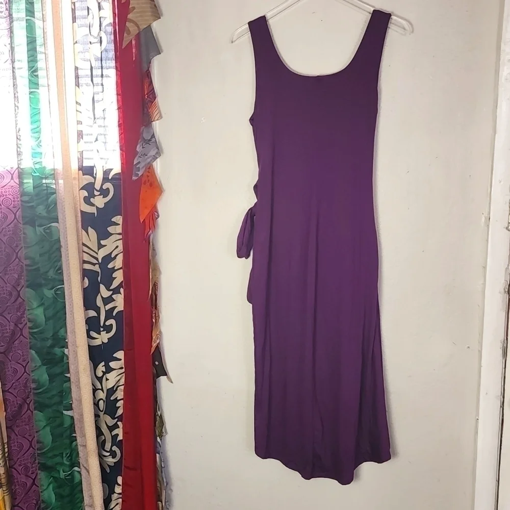 NWOT. Women Sleeveless Wrap Hi Lo dress.  Size XL - Picture 4 of 16